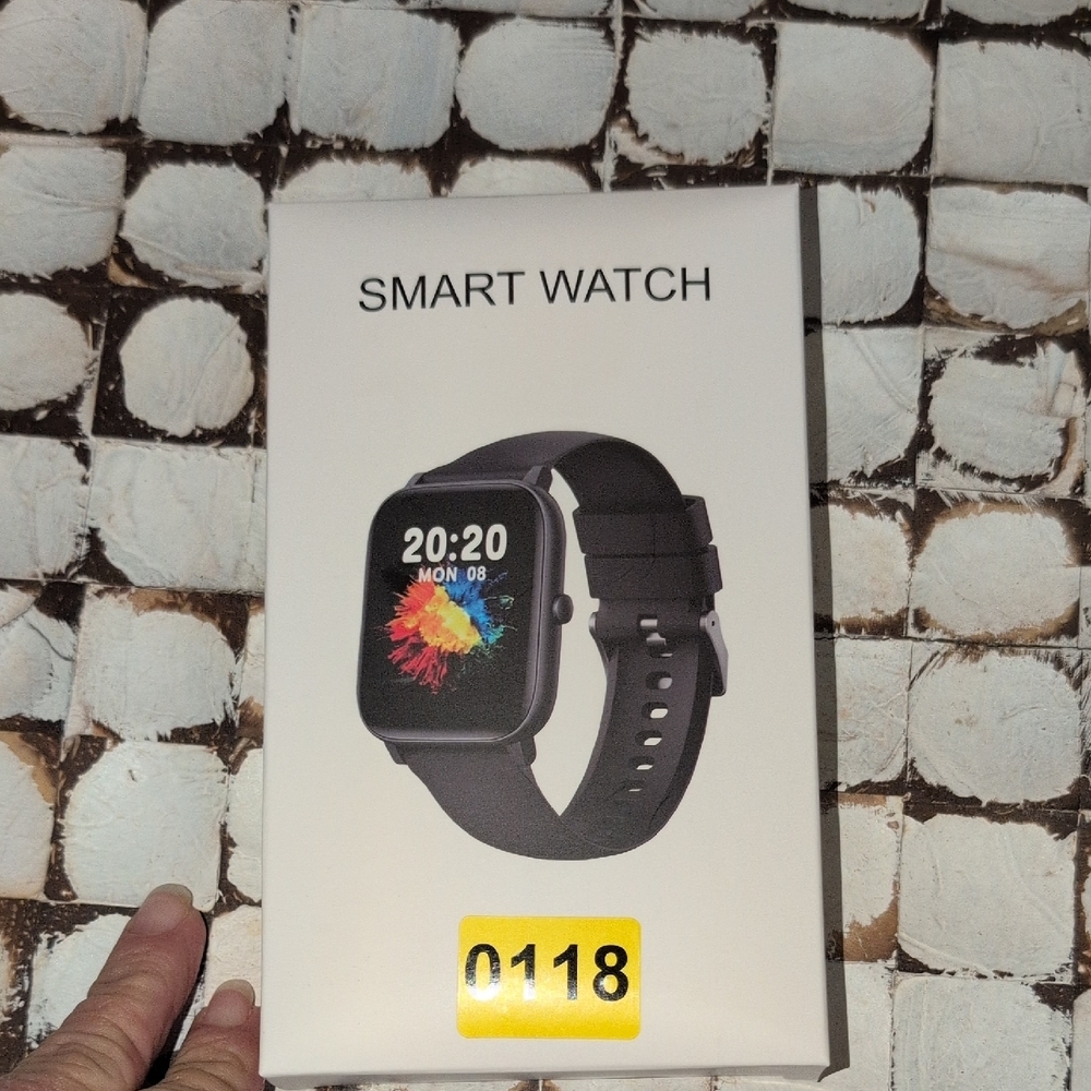 Sleek Black Smartwatch Android And Apple